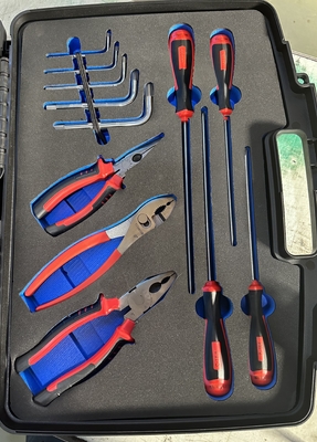 Titanium Professional Tool Kit In Black Case