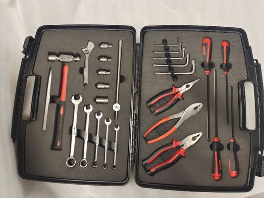 Ergonomic Rubber Handgrip Nonmagnetic Tool Set Custom Laser Mark 25×15×5cm for Magnetism-Sensitive Working Zones