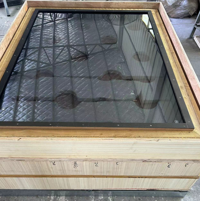 40°C To 85°C RF Shielded Window With Brass Mesh And 5mm Tempered Glass For MRI RF Room Installation