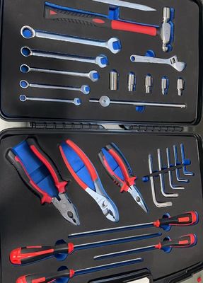 Ergonomic Rubber Handgrip Nonmagnetic Tool Set Custom Laser Mark 25×15×5cm for Magnetism-Sensitive Working Zones