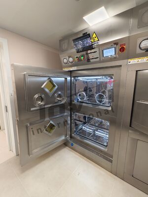 Hochschutzniveau Nuklearmedizinische Strahlungsgeräte Front 50mmPb oder kundenspezifisches Design, das Sicherheit in medizinischen Einrichtungen bietet