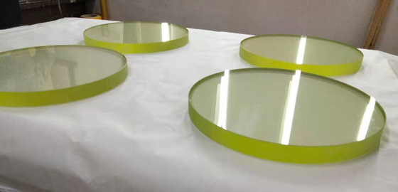 Polished X Ray Lead Glass with Typically 30 to 60 Percent Lead Oxide and Reflection Less Than One Percent Used in Imaging Room Shielding