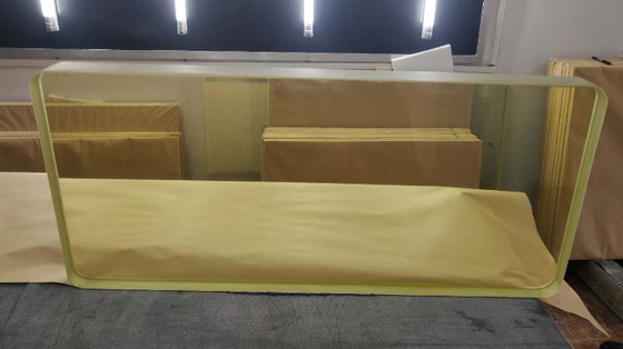Glatter Rand X-Strahl-Blei-Glas 800mm 1200mm für Strahlenschutz Fenster und Platten in der Gesundheitsversorgung