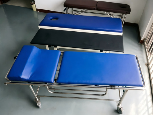 Leichtgewichtige nichtmagnetische Magnet-MRT-Transfer-Trolley mit nichtmagnetischer Aluminiumlegierung für MRT- und CT-Scans