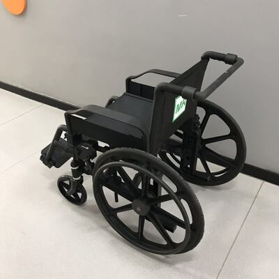 Weight Capacity 170 Kg Non Magnetic Wheelchair Engineered for 3.0T MRI Room Shipment by Sea or Air Offering Patient Transport