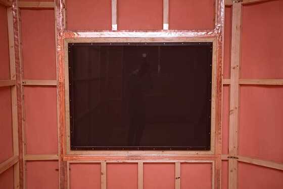 EMI/RFI Shielded MRI Window 1200mm*900mm for Healthcare Imaging Rooms