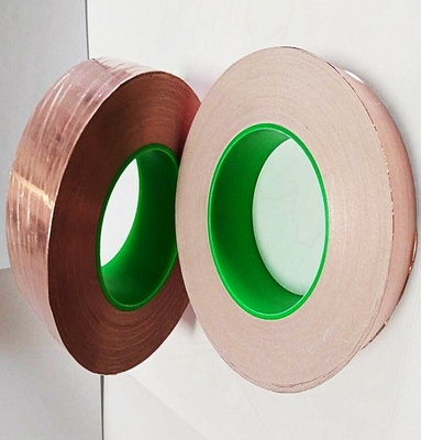 0.15mm 50m versah magnetisches leitfähiges klebendes kupfernes Doppeltes Band-99,95 mit Seiten