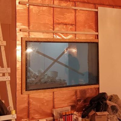1200*900mm HF-geschütztes Fenster mit 100 dB Schutzwirksamkeit und Aluminium- oder Edelstahlrahmen