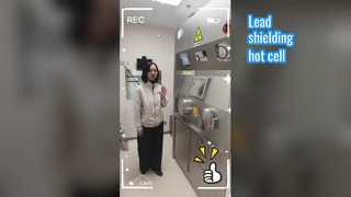 Heiße Zelle I-131 mit bleiäquivalenter Abschirmung